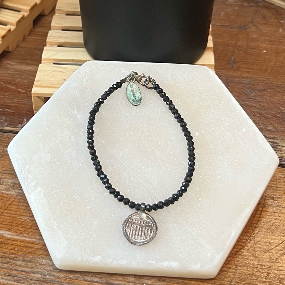 Black Tourmaline Beaded Bracelet